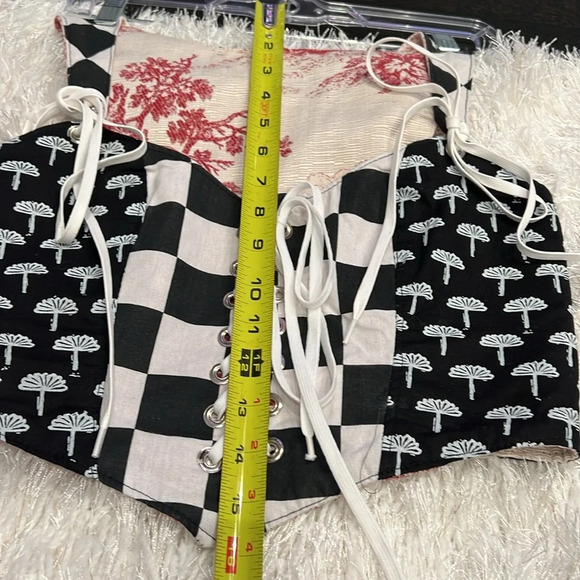 Custom reversible corset top worn 1x - Picture 6 of 6